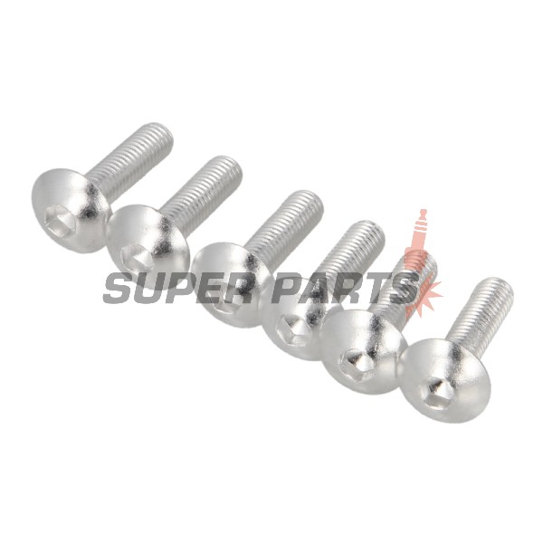 Σετ βιδών -VICMA- M5x20mm, ασημί, 6τεμ.