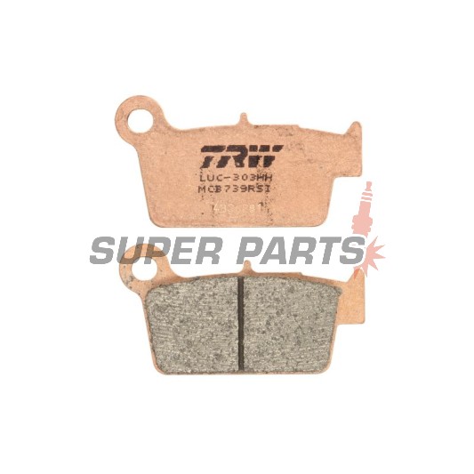Τακάκια φρένων -TRW- MCB739RSI, Aprilia MXV/RXV/SXV, Beta RR, Gas Gas EC, Kawasaki KLX/KX/KXF, Sherco SE/SM, Suzuki DR-Z/RM-X/RM-Z, TM EN/MX/SMR/SMX, Yamaha WR/YZ 50-550cc, 2001-2020