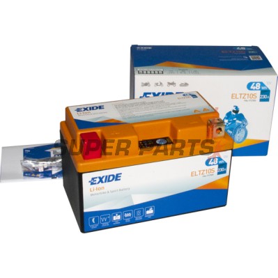 Μπαταρία -EXIDE- ELTZ10S, 48Wh (4Ah), 12V, Lithium-ion
