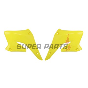 Μπροστινά πλαϊνά πλαστικά -POLISPORT- κίτρινα, SUZUKI RM-Z 250 2004-2006