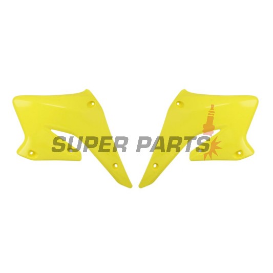 Μπροστινά πλαϊνά πλαστικά -POLISPORT- κίτρινα, SUZUKI RM-Z 250 2004-2006