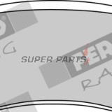 Τακάκια φρένων -FERODO- FDB2083EF, Yamaha VP X-City 250, YP Majesty 250, X-Max 125/250/400 ABS & Sport (1998-2017)