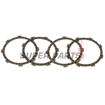 Σετ δίσκων συμπλέκτη -TRW- MCC402-4, Yamaha DT 50/80LC/MXS (1981-2000), RD 80LC I/II (1982-1986), YZ 80 (1977-1979)