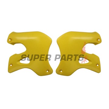 Μπροστινά πλαϊνά πλαστικά -POLISPORT- κίτρινα, SUZUKI RM 125/250 1996-1998
