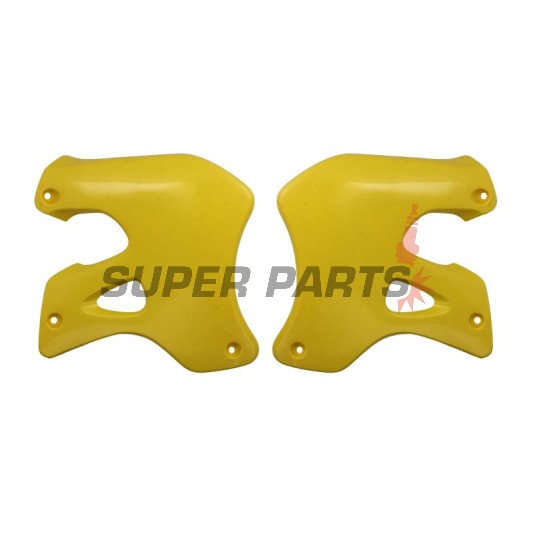 Μπροστινά πλαϊνά πλαστικά -POLISPORT- κίτρινα, SUZUKI RM 125/250 1996-1998