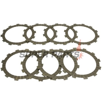Σετ δίσκων συμπλέκτη -TRW- MCC423-8, Yamaha BT1100 Bulldog (2002-2006), WR250/400F/450F (1998-2020), XV750/1000/1100 Virago & TR1 (1981-1999), XVS1100 Drag Star (1999-2007), YZ250/450F/450FX (1994-2020)