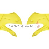 Μπροστινά πλαϊνά πλαστικά -POLISPORT- κίτρινα, SUZUKI RM 65 2003-2005