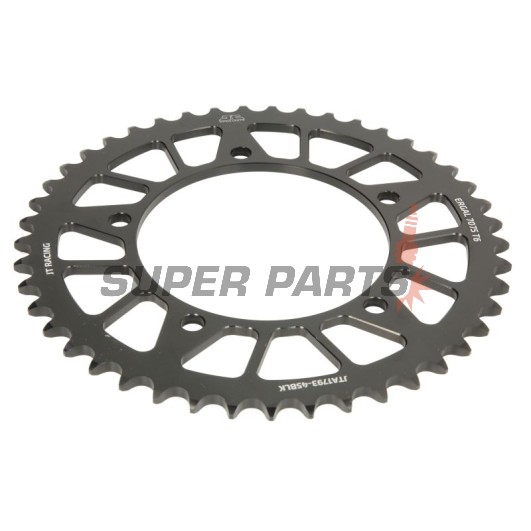 Πίσω γρανάζι -JT- JTA1793,45BLK, 45 δόντια, μαύρο, αλουμινίου, Triumph Bonneville 865 2015-2016, Scrambler 865 2016-2017, Thruxton 865 2015