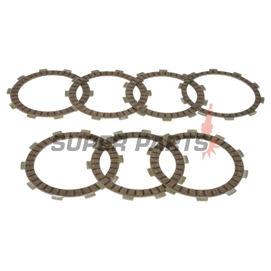 Σετ δίσκων συμπλέκτη -4 RIDE- TCS1140, Honda CB 350 1986-1988, Honda CB 400 1974-1981, Honda CM 400 1978-1985, Honda CMX 450 2000, Honda XL 500 1980-1982