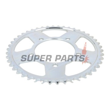 Πίσω γρανάζι -JT- JTR702,46, 46 δόντια, ατσάλινο, Aprilia NA 850 2007-2016, RSV 1000 1998-2009, SL 750 2007-2016, SMV (Dorsoduro) 1200 2011-2016, SMV (Dorsoduro) 750 2007-2016, SMV (Dorsoduro) 900 2017-2020, Tuono 1000 2003-2011