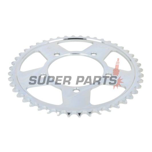 Πίσω γρανάζι -JT- JTR702,46, 46 δόντια, ατσάλινο, Aprilia NA 850 2007-2016, RSV 1000 1998-2009, SL 750 2007-2016, SMV (Dorsoduro) 1200 2011-2016, SMV (Dorsoduro) 750 2007-2016, SMV (Dorsoduro) 900 2017-2020, Tuono 1000 2003-2011