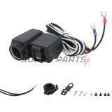 Αντάπτορας USB με αναπτήρα -4 RIDE- 12V, 2xUSB (3.1A) + βολτόμετρο - universal