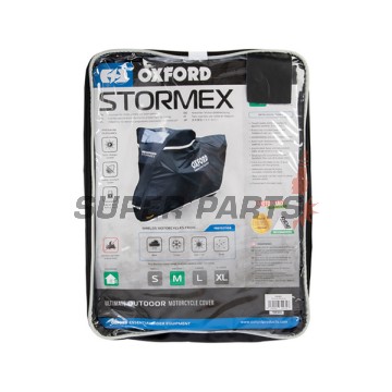 Κάλυμμα μοτοσυκλέτας -OXFORD- Stormex, μαύρο, XL