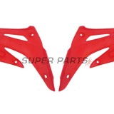 Μπροστινά πλαϊνά πλαστικά -POLISPORT- κόκκινα, HONDA CR 85 2003-2007