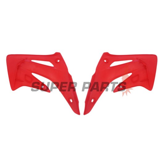 Μπροστινά πλαϊνά πλαστικά -POLISPORT- κόκκινα, HONDA CR 85 2003-2007