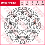 Δίσκος φρένου -TRW- MSW265RAC, 320mm, Honda CBR1000RR/1000RA Fireblade ABS (2008-2016)