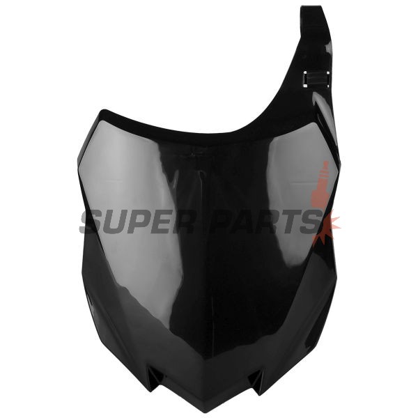 Μάσκα/πινακίδα αριθμού motocross -POLISPORT- μαύρη, KAWASAKI KX 250 2013-2016