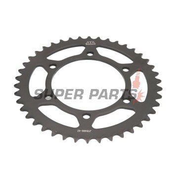 Πίσω γρανάζι -JT- JTR486,42, 42 δόντια, ατσάλινο, Kawasaki ER 500 1997-2006, EX 250 1988-2012, EX 300 2013-2017, EX 500 2006-2009, GPX 250 1988-1996, GPZ 250 1986-1987, GPZ 500 1987-2005, KR 250 1984-1985, Ninja 250 2008-2010, 2014-2015