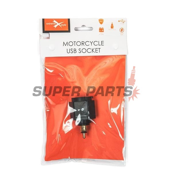 Αντάπτορας USB -4 RIDE- 12V, 2xUSB (2.1A), BMW, TRIUMPH (connector DIN ISO 4165)