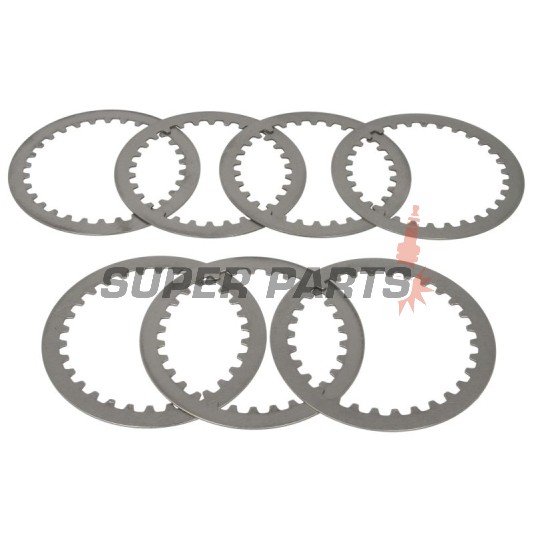 Σετ ατσάλινων δίσκων συμπλέκτη -TRW- MES308-7, Kawasaki VN800 Drifter (2001-2003) + Suzuki RM250 (1996-2012)