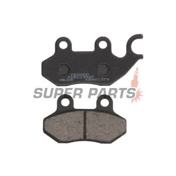Τακάκια φρένων -FERODO- FDB2190EF, Cagiva Passing/Stella 50-125 1993-1997; Garelli Freeland/Joker/KRS 50-150 2002; Honda Dylan 125 2003-2005; Peugeot Tweet 50-150 2010; PGO T.Rex/PM-X/Charge 50-150 1999-2004; SYM Shark/Red Devil/Jungle 50-125 1997-2005