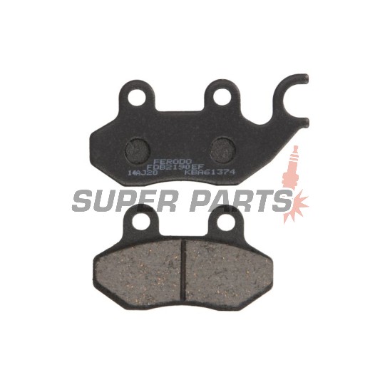 Τακάκια φρένων -FERODO- FDB2190EF, Cagiva Passing/Stella 50-125 1993-1997; Garelli Freeland/Joker/KRS 50-150 2002; Honda Dylan 125 2003-2005; Peugeot Tweet 50-150 2010; PGO T.Rex/PM-X/Charge 50-150 1999-2004; SYM Shark/Red Devil/Jungle 50-125 1997-2005