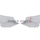 Πίσω πλαϊνά πλαστικά -POLISPORT- λευκά, YAMAHA YZ 125/250 2022-2023