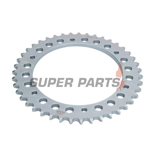 Πίσω γρανάζι -JT- JTR2011,43, 43 δόντια, ατσάλινο, Triumph Daytona 955 1997, 1999-2001, 2003-2006, Speed Triple 1050 2005-2017, 2019, Speed Triple 900 1997-1998, Speed Triple 955 1999-2004, Sprint 1050 2005-2015, Sprint 955 1999-2004