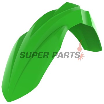 Μπροστινό φτερό Supermoto -POLISPORT- πράσινο, KAWASAKI KX 250/450 2016-2023