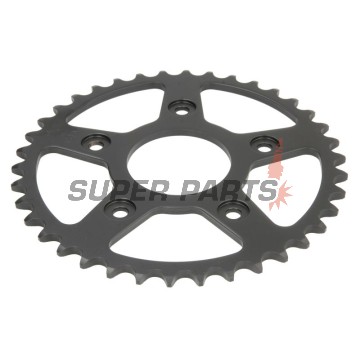 Πίσω γρανάζι -JT- JTR701,38, 38 δόντια, ατσάλινο, Aprilia AF1 125 1993-1994, RS 125 1993-2007, Tuareg 125 1989-1990, Cagiva Mito 125 1990-2010, N1 125 1997-1999, Raptor 125 2003-2010, River 600 1994-1999, Supercity 125 1991-1999