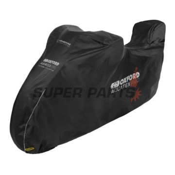Κάλυμμα μοτοσυκλέτας με βαλίτσα -OXFORD- Aquatex Pro Topbox, μαύρο, S