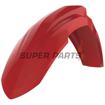Μπροστινό φτερό Supermoto -POLISPORT- κόκκινο, HONDA CRF 250/450 2017-2021