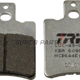 Τακάκια φρένων -TRW- MCB644EC, Aprilia AF1 (1987-1991), RS/SR/Rally (1993-2006), Tuono/SX (2004-2007); Cagiva Aletta/Elefant/Dakar (1981-2000); KTM SX 60/65 (2000-2003); MBK Booster/Nitro/Ovetto (1994-2006); Yamaha Breeze (1995-2012); Piaggio DNA/GTX/Hexa