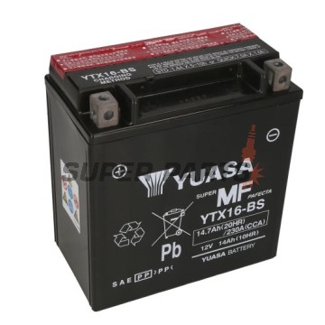 Μπαταρία -YUASA- YTX16-BS, 15Ah 12V