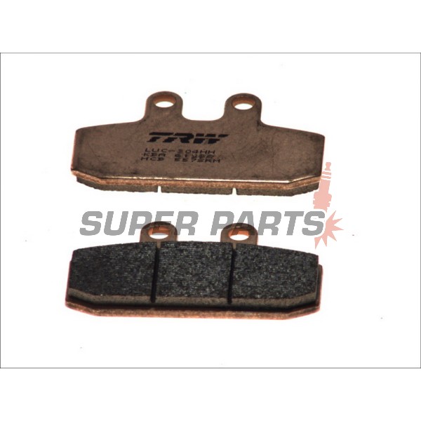 Τακάκια φρένων -TRW- MCB557SRM, sintered, Aprilia Atlantic/Scarabeo/Sportcity 125-500, Leonardo 250-300, Tuareg 125-600, Cagiva Blues/Mito/Roadster 50-200, Gilera Dakota/ER/XRT 125-600, Honda NSR/CRM/XL 125, Malaguti Spider Max 500, Peugeot Speedake 50, S
