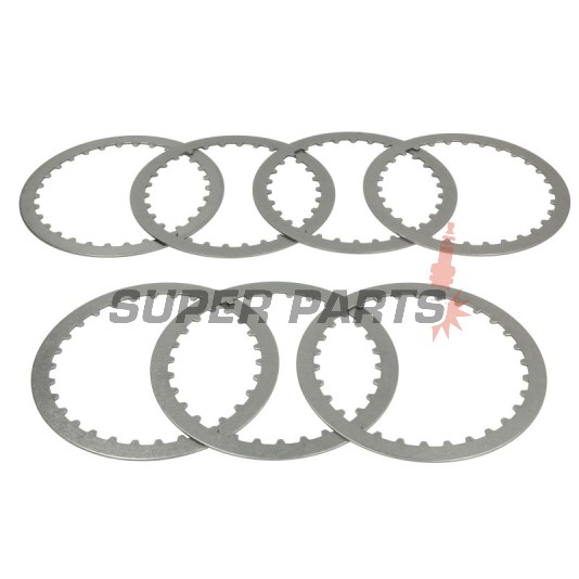 Σετ ατσάλινων δίσκων συμπλέκτη -TRW- MES442-7, Husqvarna SM 450R/510R 2003-2008, Husqvarna TC 250/450/510 2002-2007, Husqvarna TE 250/250ie/450/510 2003-2013