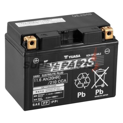 Μπαταρία -YUASA- YTZ12S, 12Ah 12V