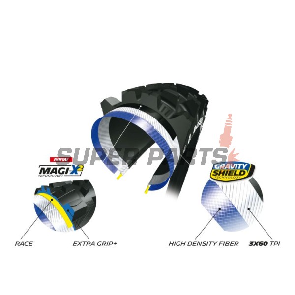Ελαστικό ποδηλάτου -MICHELIN- 27.5X2.40, WILD ENDURO MAGI-X