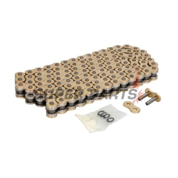 Αλυσίδα -JT- JTC520Z3GS112RL, μέγεθος 520, 112 κρίκοι, διπλό ενισχυμένη, χρυσή
