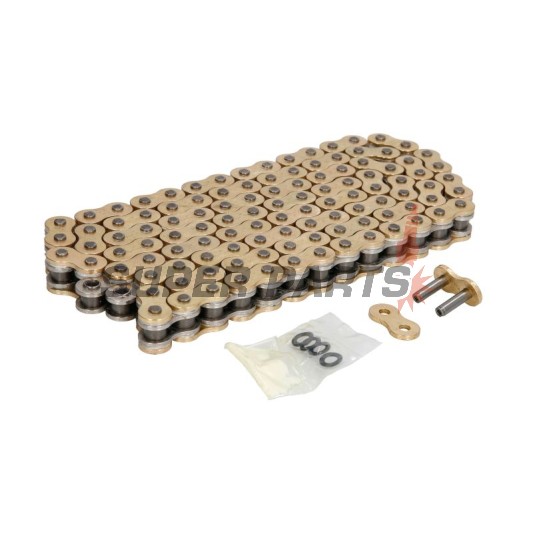Αλυσίδα -JT- JTC520Z3GS112RL, μέγεθος 520, 112 κρίκοι, διπλό ενισχυμένη, χρυσή