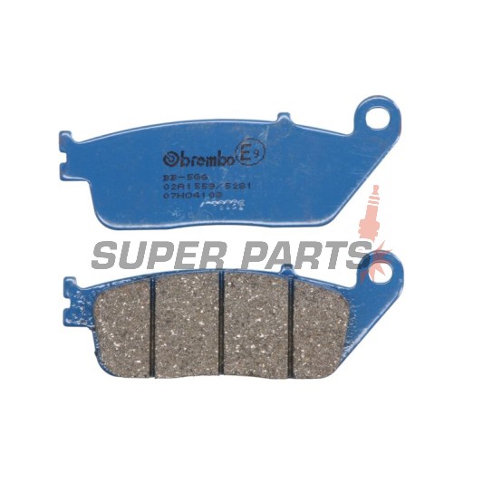 Τακάκια φρένων -BREMBO- 07HO4108, Cagiva Navigator/Daelim Roadwin/VL/Honda CB/CBF/CBR/FJS/FMX/VFR/Kymco Venox/Triumph Bonneville/Scrambler (1990-2007)