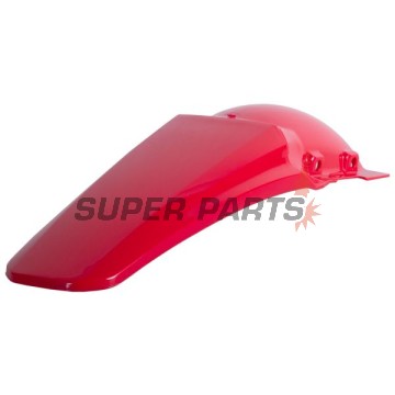 Πίσω φτερό/ουρά -POLISPORT- κόκκινο, HONDA CRF 250 2008-2008