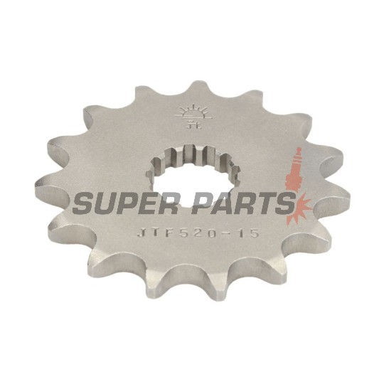 Μπροστινό γρανάζι -JT- JTF520,15, 15 δόντια, Cagiva Navigator 1000 2001-2005, Raptor 650 2001-2007, V-Raptor 650 2001-2007, Hyosung Comet 650 2006, 2010, GT 650 2004-2012, Kawasaki W 650 1999-2006, ZR 750 1991-1994, ZR-7 750 1999-2004