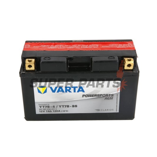 Μπαταρία -VARTA- YT7B-BS, 7Ah 12V
