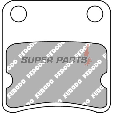 Τακάκια φρένων -FERODO- FDB2338EF, Aprilia Mana/SRV 850, Arctic Cat DVX 300, BMW C/C1 125-650, Cagiva/Daelim 50, Gilera Fuoco/GP 500-800, Honda Africa Twin/CTX/Silver Wing/Gold Wing/NC/VFR/X-ADV 400-1800, Piaggio MP3 125-500 1993-2021