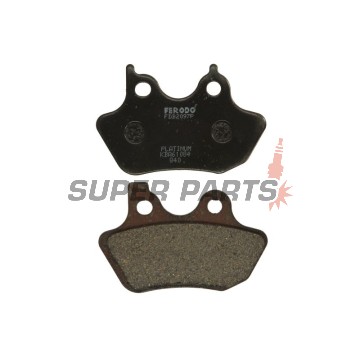 Τακάκια φρένων -FERODO- FDB2097P, Harley Davidson XL 1200C Sportster Custom/XLH 883 Sportster Hugger 2000-2003