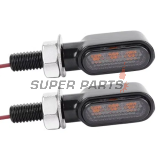 Σετ φλας -MOTORIX- μεταλλικά, LED - γενικής χρήσης