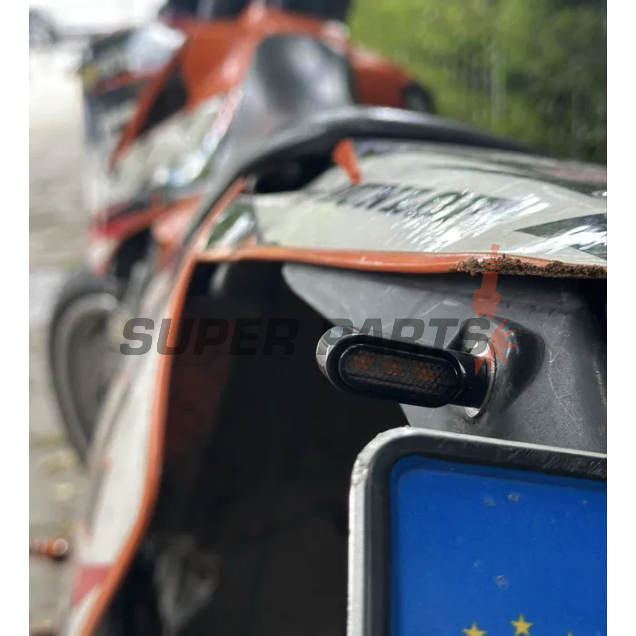 Σετ φλας -MOTORIX- μεταλλικά, LED - γενικής χρήσης