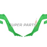 Μπροστινά πλαϊνά πλαστικά -POLISPORT- πράσινα, KAWASAKI KX 250/450 2019-2023