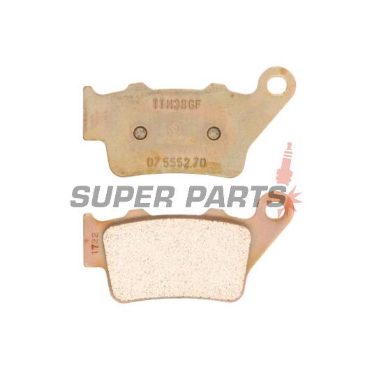 Τακάκια φρένων -BREMBO- 07BB0265, Alfer No Limit/VR, Aprilia Pegaso/SL/Shiver/Dorsoduro, ATK Enduro/Cross/MX, BMW C1/F/G/R/S, Husaberg FC/FE/FS, Husqvarna CR/SM/TE/WR, KTM Adventure/Duke/EXC/LC4/SM/SX/Super Duke/Supermoto, Yamaha MT-03/TT/XT